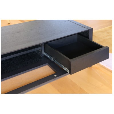 モル 200TVボード ホワイトオーク　黒塗装