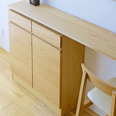 天然木製 リビング収納 レッチェ80薄型キャビネット ホワイトオーク【10年保証】【高野木工】【配送不可地域：離島】