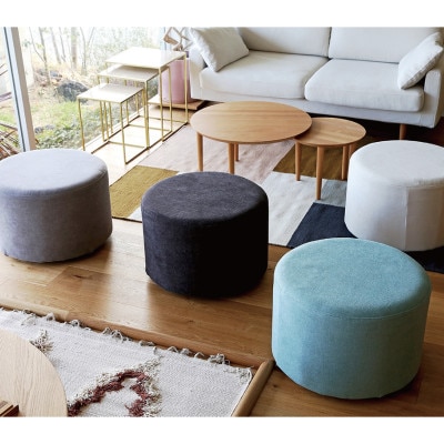 レオ ラウンドスツール アイボリー【5年保証】【高野木工】【配送不可地域：離島】