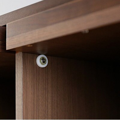 本棚  レッチェ 68マガジンレコードラック ウォルナット【10年保証】【高野木工】【配送不可地域：離島】