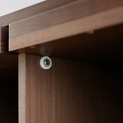 本棚  レッチェ 143マガジンレコードラック ウォルナット【10年保証】【高野木工】【配送不可地域：離島】