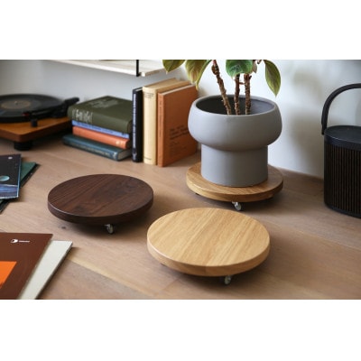 プランターベース オーク 直径24cm【高野木工】