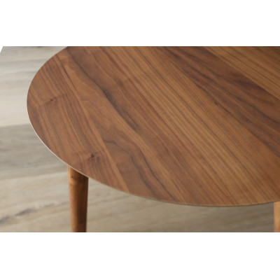 伸長式 リビングテーブル バルーン90-3 ウォルナット材【10年保証】【高野木工】