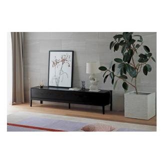 モル 180TVボード ホワイトオーク　黒塗装