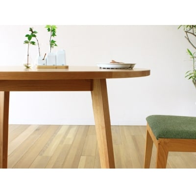 プレーン　ラウンドダイニングテーブルWN120【高野木工】