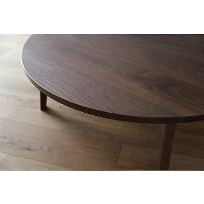 プレーン　ラウンドリビングテーブルWN90【高野木工】