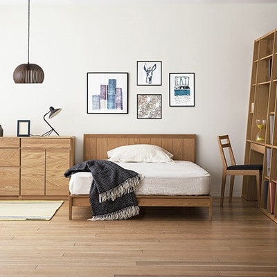 トムソンベッド ホワイトオーク ダブル【高野木工】