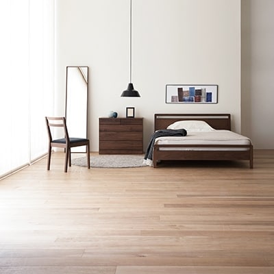 マークベッド ウォルナット セミダブル【高野木工】