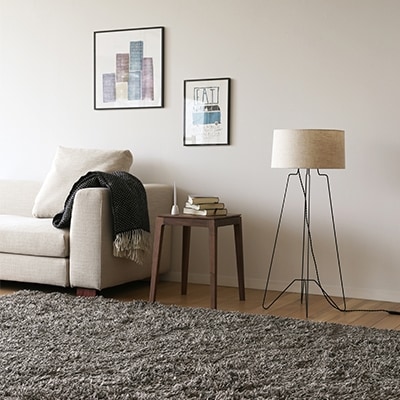 モル 40×40サイドテーブル ウォルナット【高野木工】