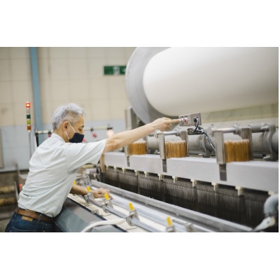 【日本製】ハーフサイズバスタオル 段パイル織り 5色・5枚セット