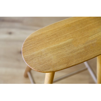 ルーベ 40ハイスツール ホワイトオーク