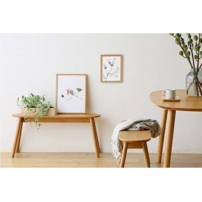 ルーベ  90ワイドスツール ホワイトオーク