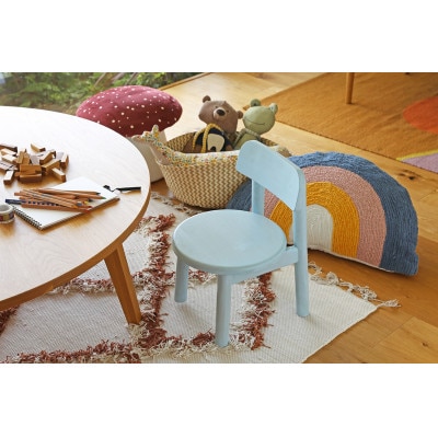 ニカ キッズチェア パステルブルー