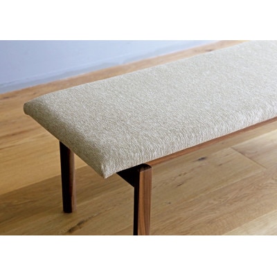 アルコ ダイニングベンチ ウォルナット W130cm  チャート6:キャメル