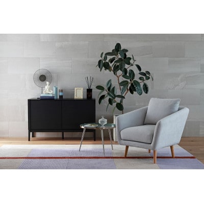 モル 170サイドボード ホワイトオーク　黒塗装