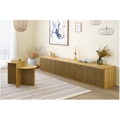 リブシリーズ150ローボード ホワイトオーク【天然木製】【10年保証】【高野木工】【配送不可地域：離島】