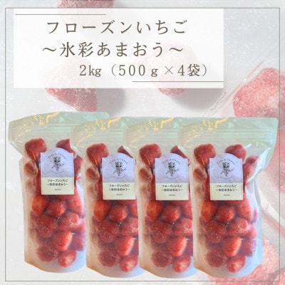 フローズンいちご～氷彩あまおう～ 2kg(500g×4袋)(筑後市)【配送不可地域：離島】