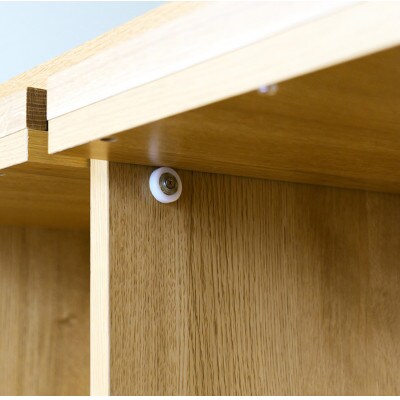 本棚 レッチェ 77マガジンレコードラック オーク【10年保証】【高野木工】【配送不可地域：離島】