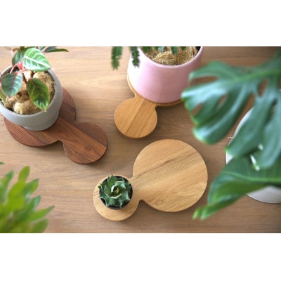 プランターベースダブル オーク 【高野木工】