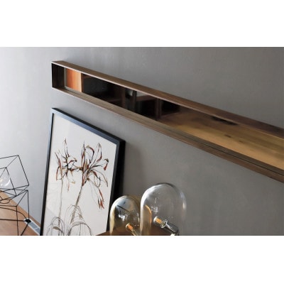 ボックスミラー 14×170cm オーク【天然木製】【高野木工】