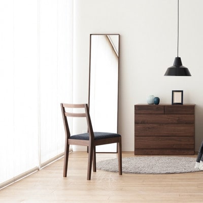 ボックスミラー 41×170cm オーク【天然木製】【高野木工】