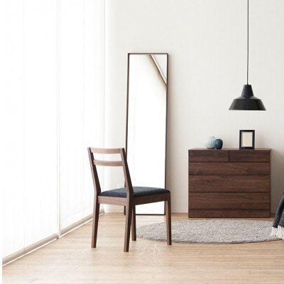 ボックスミラー 41×170cm ウォルナット【天然木製】【高野木工】