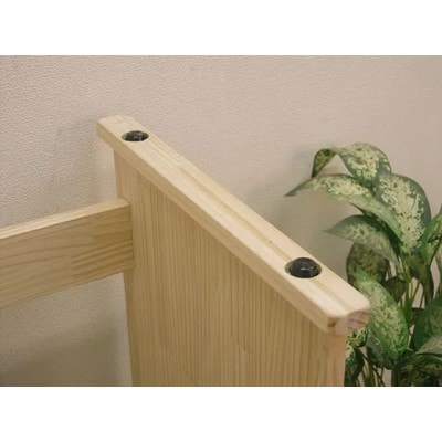 天然木パイン材デスク(学習机)「エル」2点セット