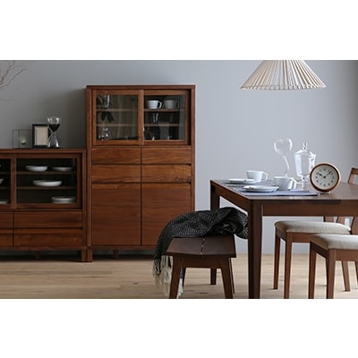 カノ　85カップボードWN【高野木工】