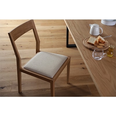 キールチェア肘なし ホワイトオーク【高野木工】