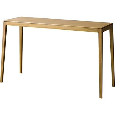 モル 120×40コンソールテーブル ホワイトオーク【高野木工】