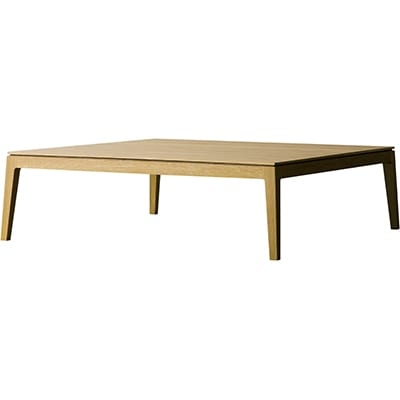 モル 110×50ローテーブル ホワイトオーク【高野木工】