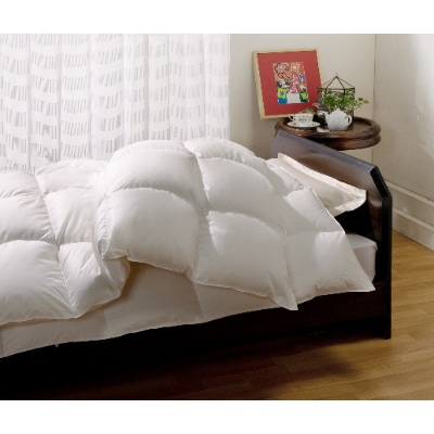 羽毛布団　2枚合わせオールシーズン使用可能　シングル　ダウン50%