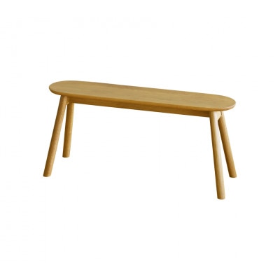 ルーベ  90ワイドスツール ホワイトオーク