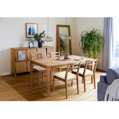 コモン ダイニング5点セット W150cm ホワイトオーク