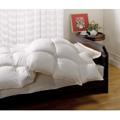 羽毛布団　2枚合わせオールシーズン使用可能　ダブル　ダウン90%