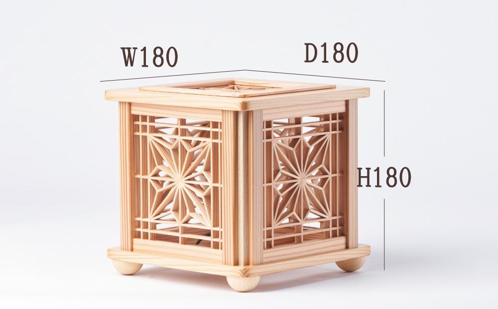 組子灯り（角麻 洋風）