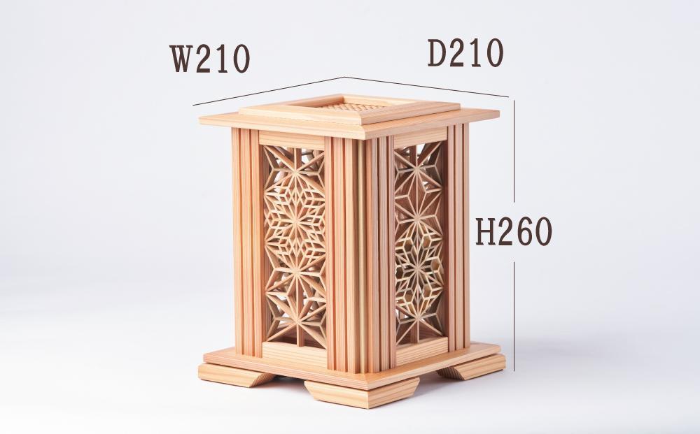 組子灯り（S-組子4面入）