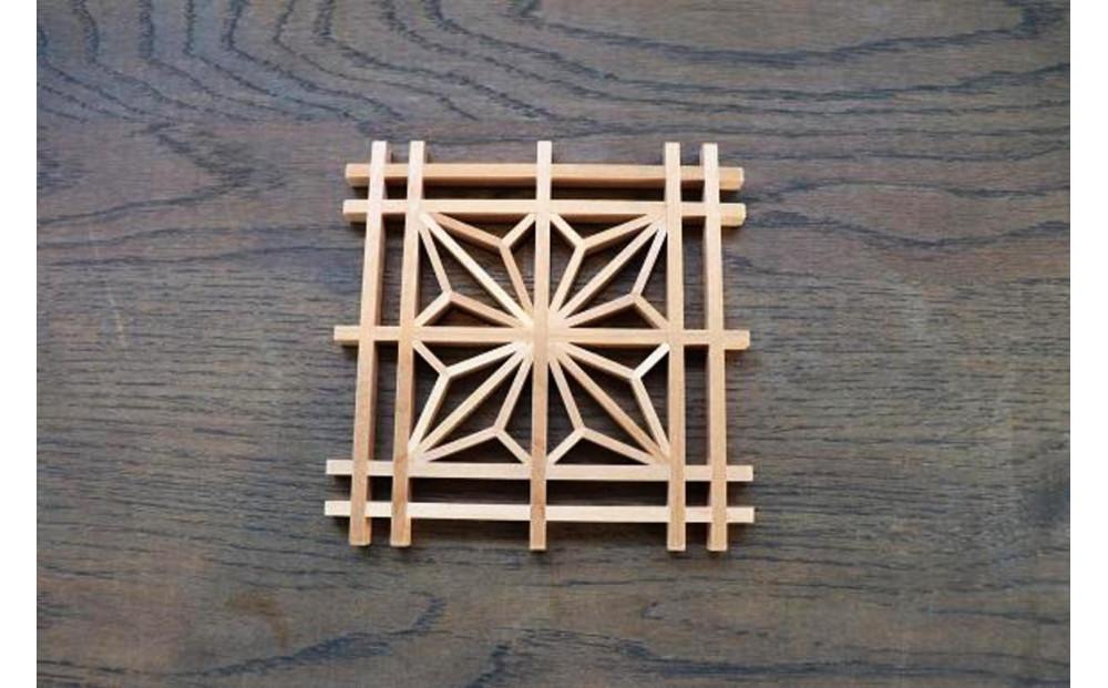 大川組子角麻の葉＆大川組子麻の葉 組み立てキット