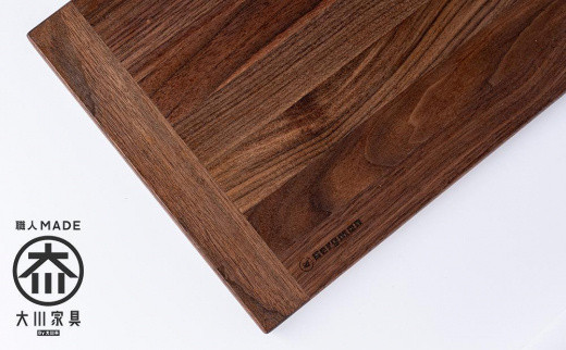 プレート カッティングボード アウトドア キャンプ  ウォールナット