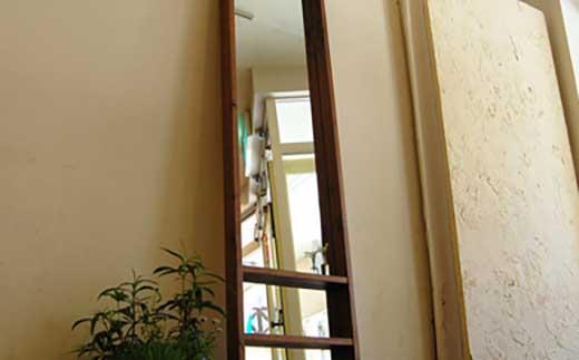 【無垢ホワイトオーク製インテリアミラー】NO1ミラー オーク