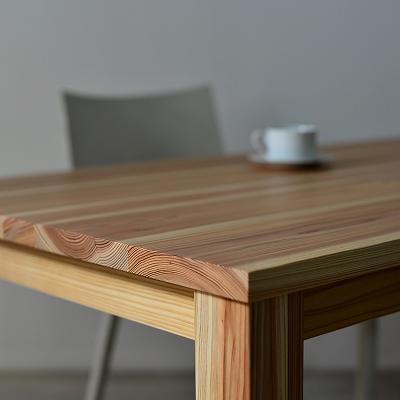 【大分県天領日田杉だけで作る】モリダイニングテーブル 180 国産杉