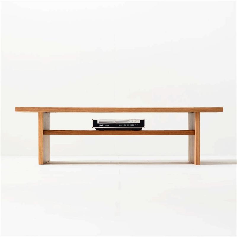 シンプルでおしゃれなテレビボード　konojiＴＶボード90／オーク　テレビ台　無垢材　天然木　ロータイプ　完成品　ローボード　ローテーブル　センターテーブル　パソコンデスク　本棚