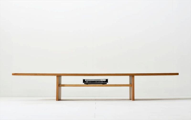 シンプルでおしゃれなテレビボード　konojiＴＶボード150／オーク　テレビ台　無垢材　天然木　ロータイプ　完成品　ローボード　ローテーブル　センターテーブル　パソコンデスク　本棚