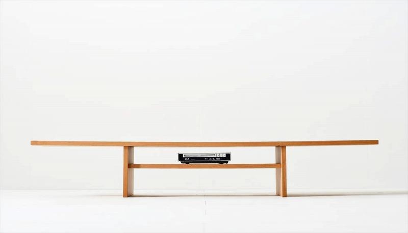 シンプルでおしゃれなテレビボード　konojiＴＶボード150／チェリー　テレビ台　無垢材　天然木　ロータイプ　完成品　ローボード　ローテーブル　センターテーブル　パソコンデスク　本棚