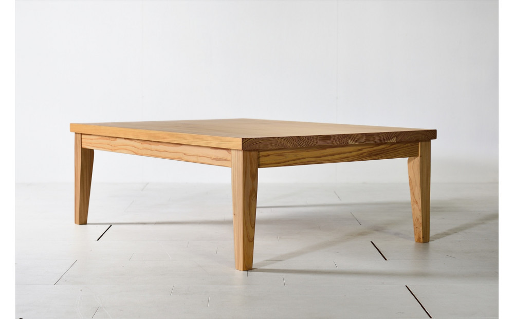 【木の香かおる国産杉のローテーブル】木の香ローテーブル4  センターテーブル 文机 ウレタン塗装 九州産杉 大川家具