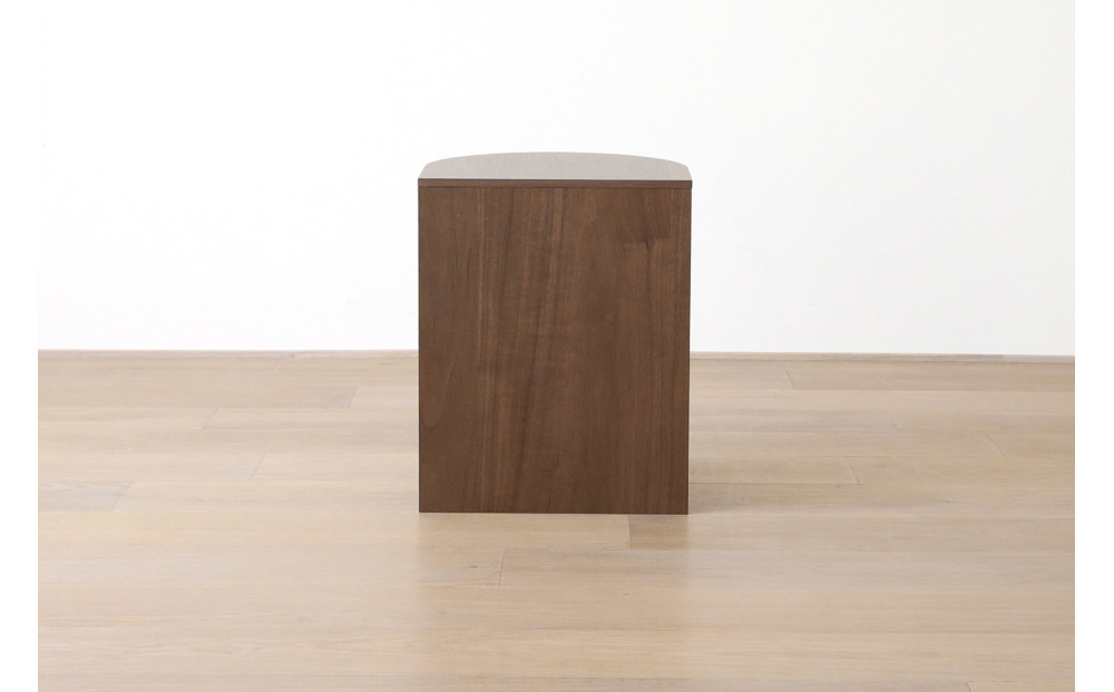 【開梱設置】高野木工 リブシリーズ H50サイドテーブル ウォルナット【10年保証】