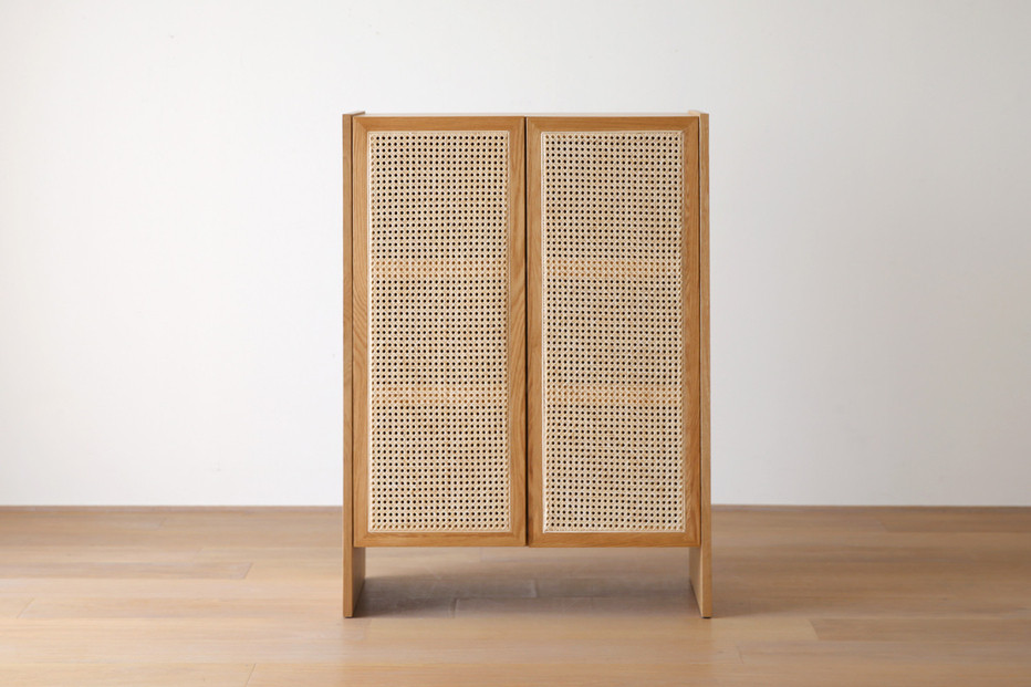 【開梱設置】高野木工 ブレス 80キャビネット オーク【10年保証】