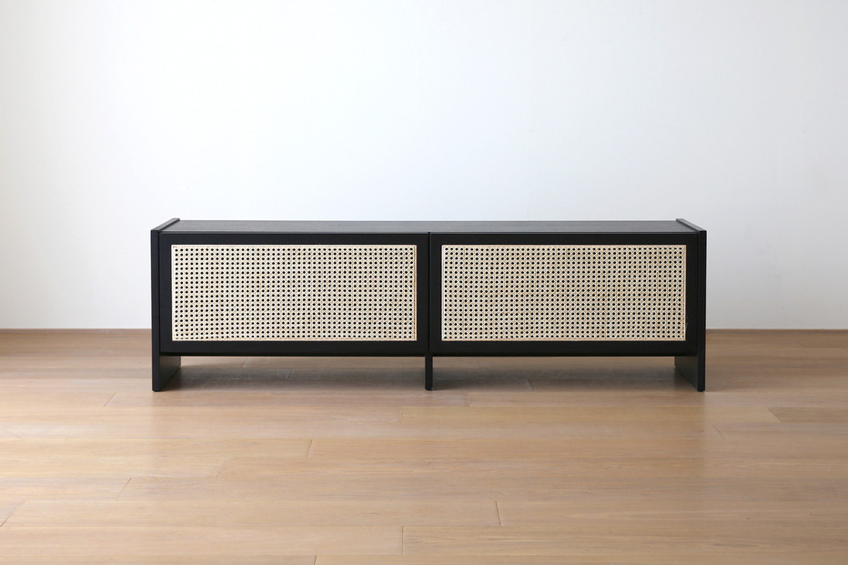 【開梱設置】高野木工 ブレス 150ローボード ブラック【10年保証】