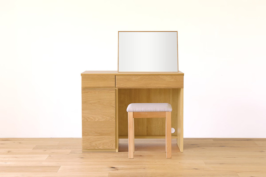 【開梱設置】高野木工 アスター 90天板 + 30キャビネット (左開き・右開き) + 60デスク ※置きミラー別売 ※スツール別売 ウォルナット【10年保証】