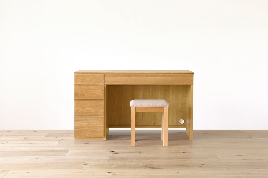 【開梱設置】高野木工 アスター 120天板 + 30チェスト + 90デスク ※スツール別売 オーク【10年保証】